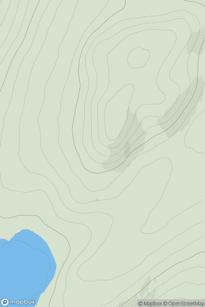 Thumbnail image for Meall Mor [Killilan to Inverness] showing contour plot for surrounding peak